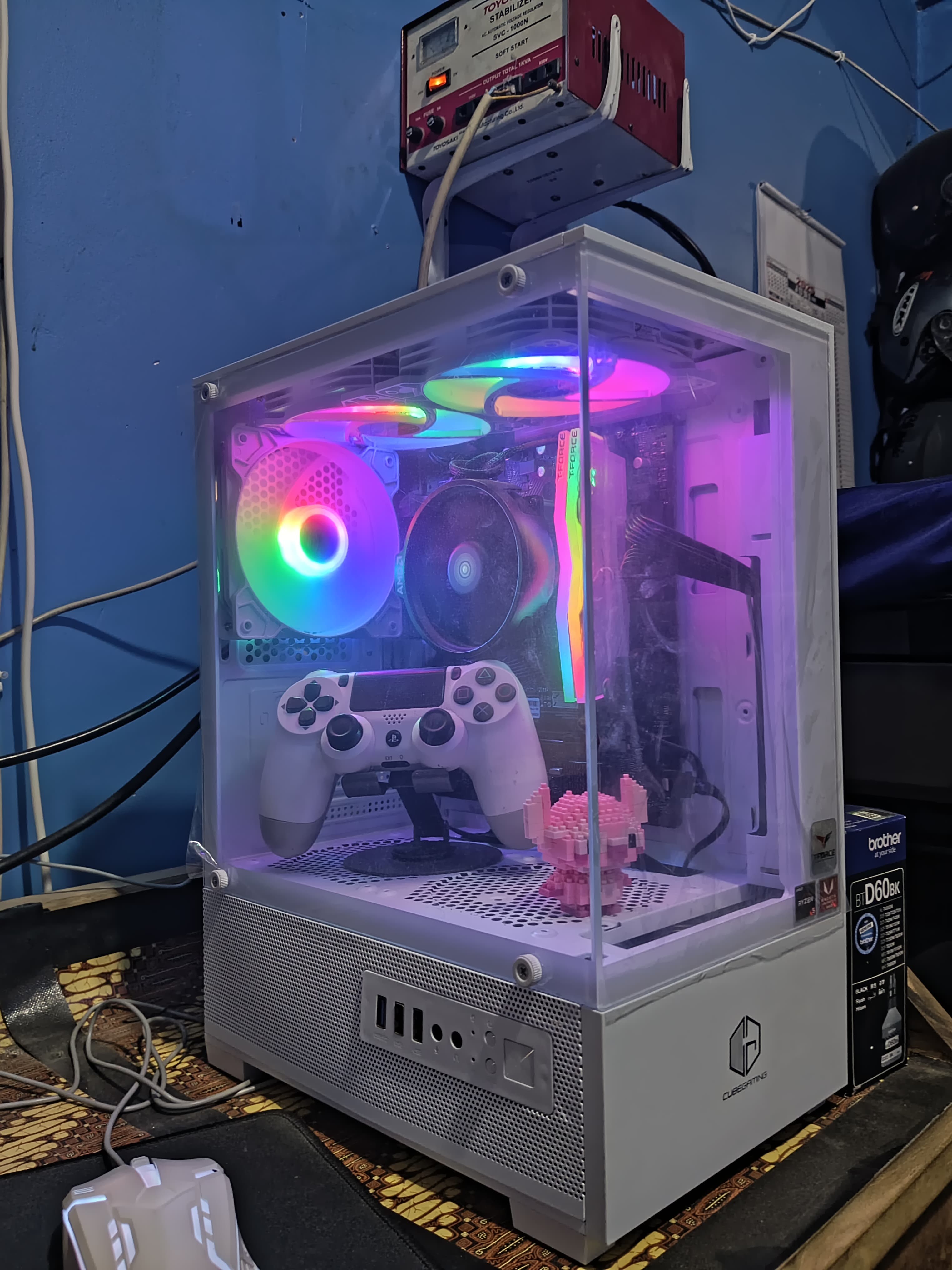 White APU Build. Clean Budget Workstation