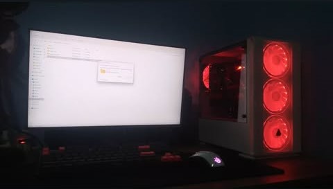 Symmetric Night Setup. High-performance Audio/Dev Rig
